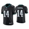 Men's Philadelphia Eagles #14 Kenneth Gainwell Black Vapor Untouchable Limited Stitched Jersey - Custom Name