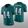 Men's Philadelphia Eagles #14 Kenneth Gainwell Green Vapor Untouchable Stitched Football Jersey - Custom Name