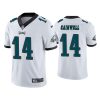 Men's Philadelphia Eagles #14 Kenneth Gainwell White Vapor Untouchable Limited Stitched Jersey - Custom Name