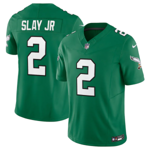 Men's Philadelphia Eagles #2 Darius Slay JR Green 2023 F.U.S.E. Vapor Untouchable Stitched Football Jersey - Custom Name