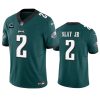 Men's Philadelphia Eagles #2 Darius Slay JR Green 2023 F.U.S.E. With 2-Star C Patch Vapor Untouchable Limited Stitched Football Jersey - Custom Name