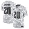 Men's Philadelphia Eagles #20 Brian Dawkins 2024 F.U.S.E Arctic Camo Salute to Service Limited Stitched Football Jersey - Custom Name