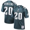 Men's Philadelphia Eagles #20 Brian Dawkins Green Mitchell & Ness 1996 Throwback Stitched Jersey - Custom Name