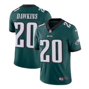 Men's Philadelphia Eagles #20 Brian Dawkins Green Vapor Untouchable Limited Stitched Jersey - Custom Nam