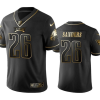 Men's Philadelphia Eagles #26 Miles Sanders Black Golden Edition Stitched Football Jersey - Custom Name
