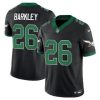 Men's Philadelphia Eagles #26 Saquon Barkley Black 2023 F.U.S.E. Vapor Untouchable Throwback Stitched Football Jersey - Custom Name