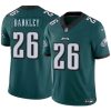 Men's Philadelphia Eagles #26 Saquon Barkley Green 2023 F.U.S.E. Vapor Untouchable Limited Stitched Football Jersey - Custom Name