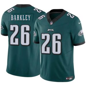 Men's Philadelphia Eagles #26 Saquon Barkley Green 2023 F.U.S.E. Vapor Untouchable Limited Stitched Football Jersey - Custom Name