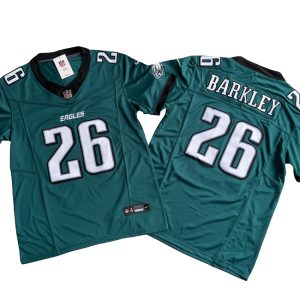 Men's Philadelphia Eagles #26 Saquon Barkley Green 2024 F.U.S.E. Vapor Untouchable Limited Stitched Football Jersey - Custom Name