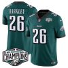 Men's Philadelphia Eagles #26 Saquon Barkley Green 2024 NFC East Champions F.U.S.E. Vapor Untouchable Limited Stitched Football Jersey - Custom Name