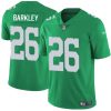 Men's Philadelphia Eagles #26 Saquon Barkley Kelly Green Vapor Untouchable Limited Stitched Football Jersey - Custom Name