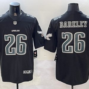 Men's Philadelphia Eagles #27 Quinyon Mitchell Black Vapor Untouchable Limited Stitched Football Jersey - Custom Name