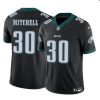 Men's Philadelphia Eagles #30 Quinyon Mitchell Black 2024 Draft F.U.S.E Vapor Untouchable Limited Stitched Football Jersey - Custom Name
