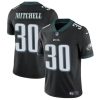 Men's Philadelphia Eagles #30 Quinyon Mitchell Black 2024 Draft Vapor Untouchable Limited Stitched Football Jersey - Custom Name