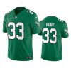 Men's Philadelphia Eagles #33 Bradley Roby Green 2023 F.U.S.E. Throwback Vapor Untouchable Limited Stitched Football Jersey - Custom Name