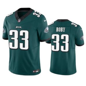 Men's Philadelphia Eagles #33 Bradley Roby Green 2023 F.U.S.E. Vapor Untouchable Limited Stitched Football Jersey - Custom Name