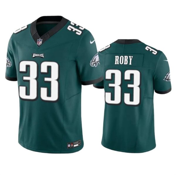 Men's Philadelphia Eagles #33 Bradley Roby Green 2023 F.U.S.E. Vapor Untouchable Limited Stitched Football Jersey - Custom Name