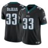 Men's Philadelphia Eagles #33 Cooper DeJean Black 2024 Draft F.U.S.E Vapor Untouchable Limited Stitched Football Jersey - Custom Name