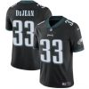 Men's Philadelphia Eagles #33 Cooper DeJean Black 2024 Draft Vapor Untouchable Limited Stitched Football Jersey - Custom Name