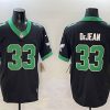 Men's Philadelphia Eagles #33 Cooper DeJean Black F.U.S.E Vapor Untouchable Limited Stitched Football Jersey - Custom Name