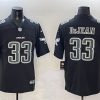 Men's Philadelphia Eagles #33 Cooper DeJean Black Fashion New Vapor Untouchable Limited Stitched Football Jersey - Custom Name