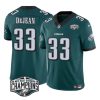 Men's Philadelphia Eagles #33 Cooper DeJean Green 2024 NFC East Champions F.U.S.E. Vapor Untouchable Limited Stitched Football Jersey - Custom Name