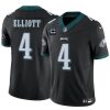 Men's Philadelphia Eagles #4 Jake Elliott Black F.U.S.E With 3-Star C Patch Vapor Untouchable Limited Stitched Football Jersey  - Custom Name