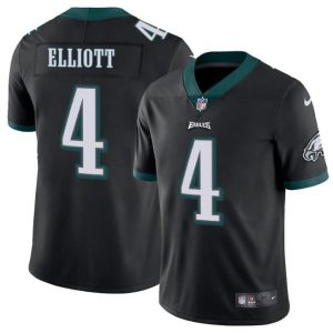 Men's Philadelphia Eagles #4 Jake Elliott Black Vapor Untouchable Limited Stitched Football Jersey - Custom Name