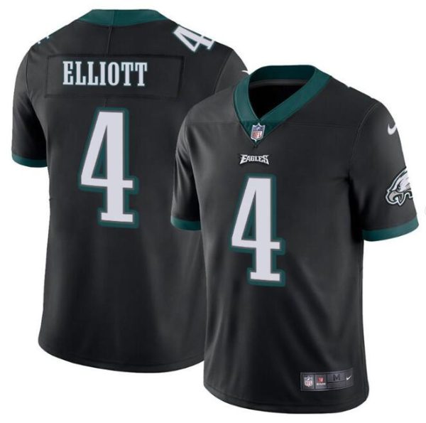 Men's Philadelphia Eagles #4 Jake Elliott Black Vapor Untouchable Limited Stitched Football Jersey - Custom Name