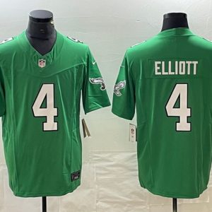 Men's Philadelphia Eagles #4 Jake Elliott Green 2023 F.U.S.E. Vapor Untouchable Limited Stitched Football Jersey - Custom Name