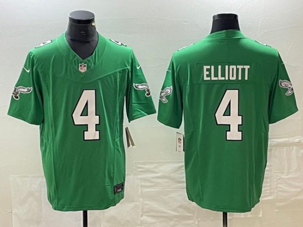 Men's Philadelphia Eagles #4 Jake Elliott Green 2023 F.U.S.E. Vapor Untouchable Limited Stitched Football Jersey - Custom Name