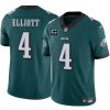 Men's Philadelphia Eagles #4 Jake Elliott Green F.U.S.E With 3-Star C Patch Vapor Untouchable Limited Stitched Football Jersey - Custom Name