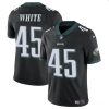 Men's Philadelphia Eagles #45 Devin White Black Vapor Untouchable Limited Stitched Football Jersey - Custom Name