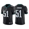 Men's Philadelphia Eagles #51 Cameron Jurgens Black Vapor Untouchable Limited Stitched Jersey - Custom Name