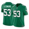 Men's Philadelphia Eagles #53 Shaquille Leonard Green 2023 F.U.S.E. Vapor Untouchable Limited Stitched Football Jersey - Custom Name