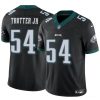 Men's Philadelphia Eagles #54 Jeremiah Trotter Jr Black 2024 Draft F.U.S.E Vapor Untouchable Limited Stitched Football Jersey - Custom Name