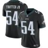 Men's Philadelphia Eagles #54 Jeremiah Trotter Jr Black 2024 Draft Vapor Untouchable Limited Stitched Football Jersey - Custom Name