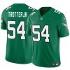 Men's Philadelphia Eagles #54 Jeremiah Trotter Jr Green 2024 Draft F.U.S.E Vapor Untouchable Throwback Limited Stitched Football Jersey - Custom Name