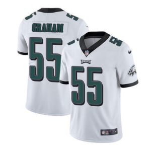 Men's Philadelphia Eagles #55 Brandon Graham White Vapor Untouchable Limited Stitched - Custom Name