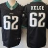 Men's Philadelphia Eagles #62 Jason Kelce Black 2023 F.U.S.E. Vapor Untouchable Limited Stitched Football Jersey - Custom Name