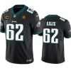 Men's Philadelphia Eagles #62 Jason Kelce Black 2023 F.U.S.E. With 4-star C Patch And John Madden Patch Vapor Limited Stitched Football Jersey - Custom Name