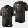 Men's Philadelphia Eagles #62 Jason Kelce Black Golden Edition Stitched Baseball Jersey - Custom Name