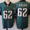 Men's Philadelphia Eagles #62 Jason Kelce Green 2023 F.U.S.E. Vapor Untouchable Limited Stitched Football Jersey - Custom Name