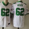 Men's Philadelphia Eagles #62 Jason Kelce White F.U.S.E. Vapor Untouchable Stitched Football Jersey - Custom Name