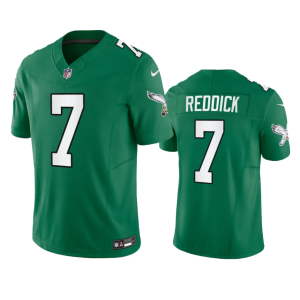 Men's Philadelphia Eagles #7 Haason Reddick Green 2023 F.U.S.E. Vapor Untouchable Stitched Football Jersey - Custom Name