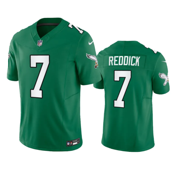 Men's Philadelphia Eagles #7 Haason Reddick Green 2023 F.U.S.E. Vapor Untouchable Stitched Football Jersey - Custom Name