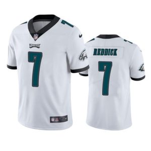 Men's Philadelphia Eagles #7 Haason Reddick White Vapor Untouchable Limited Stitched Jersey - Custom Name