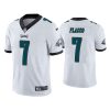 Men's Philadelphia Eagles #7 Joe Flacco White NFL Vapor Untouchable Limited Stitched Jersey - Custom Name