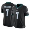 Men's Philadelphia Eagles #7 Kenny Pickett Black 2023 F.U.S.E Vapor Untouchable Limited Stitched Football Jersey - Custom Name