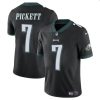 Men's Philadelphia Eagles #7 Kenny Pickett Black Vapor Untouchable Limited Stitched Football Jersey - Custom Name